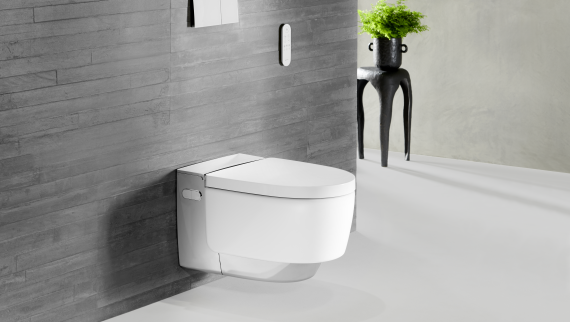 Geberit AquaClean Mera Comfort Sigma70 működtetőlappal